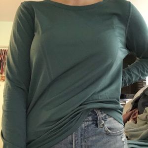 relaxed turquoise blue swiftly tech lululemon top